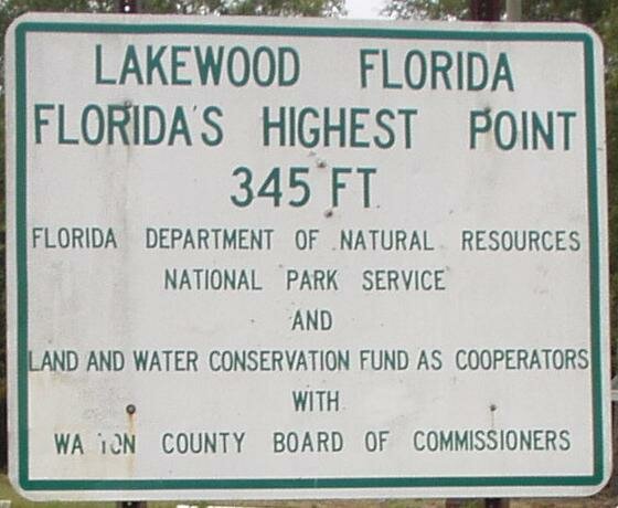 Sign in front of park