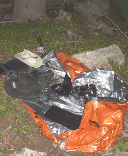 My nest for the night.