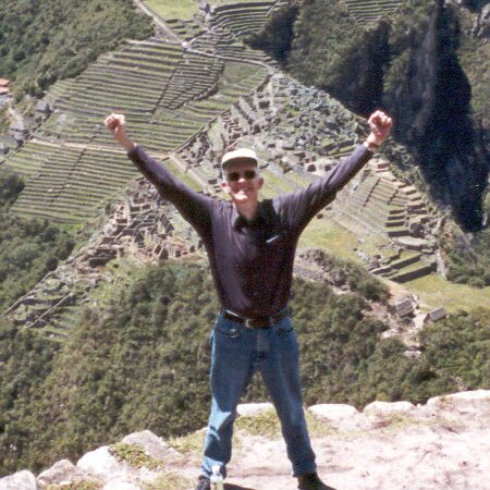 Huaynu Picchu, with Machu Picchu in the background, 11/1999
