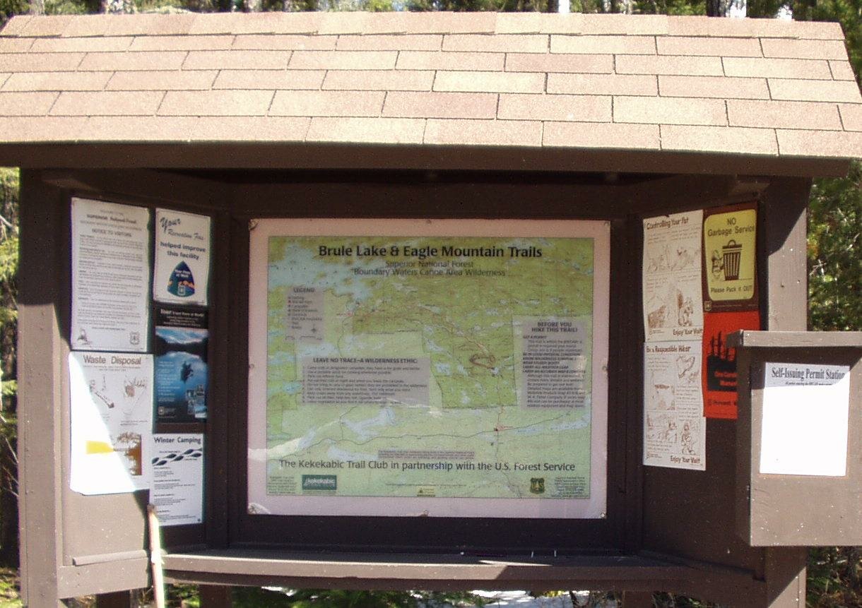 Information Sign at Trailhead.