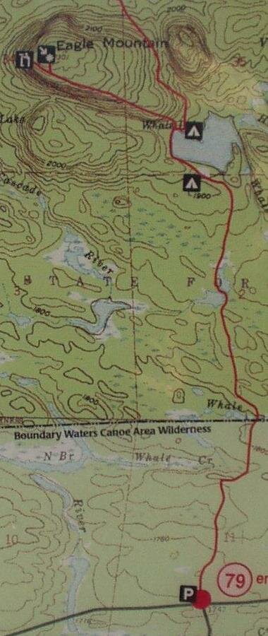 Part of Posted Trail Map.