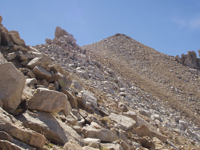 Almost to the Nevada summit.