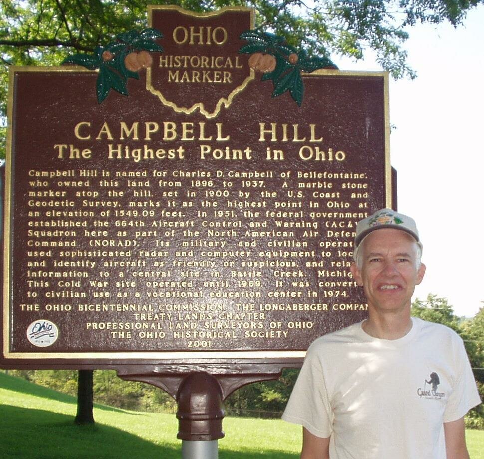 Ohio, Campbell Hill, 1550 ft, 9-6-03