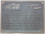 Dedication Plaque.